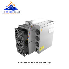 Bitmain Antminer S23 318Th/s Bitcoin ASIC Miner, Air-Cooled SHA-256 Bitmain Antminer S23 318Th/s Bitcoin ASIC Miner, Air-Cooled SHA-256