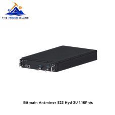 Bitmain Antminer S23 Hyd 3U 1.16Ph/s Bitcoin ASIC Miner, SHA-256 ASIC Bitmain Antminer S23 Hyd 3U 1.16Ph/s Bitcoin ASIC Miner, SHA-256 ASIC