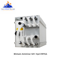 Bitmain Antminer S21+ Hyd 319Th/s Bitcoin ASIC Miner, SHA-256 ASIC