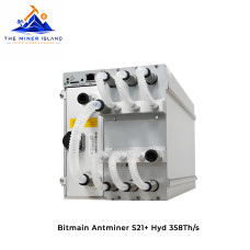 Bitmain Antminer S21+ Hyd 358Th/s Bitcoin ASIC Miner, SHA-256 ASIC