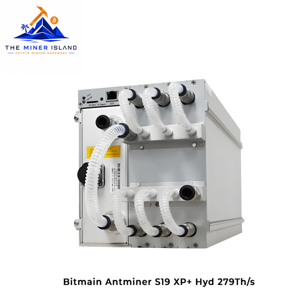 Bitmain Antminer S19 XP+ Hyd 279Th/s Bitcoin ASIC Miner, SHA-256 ASIC