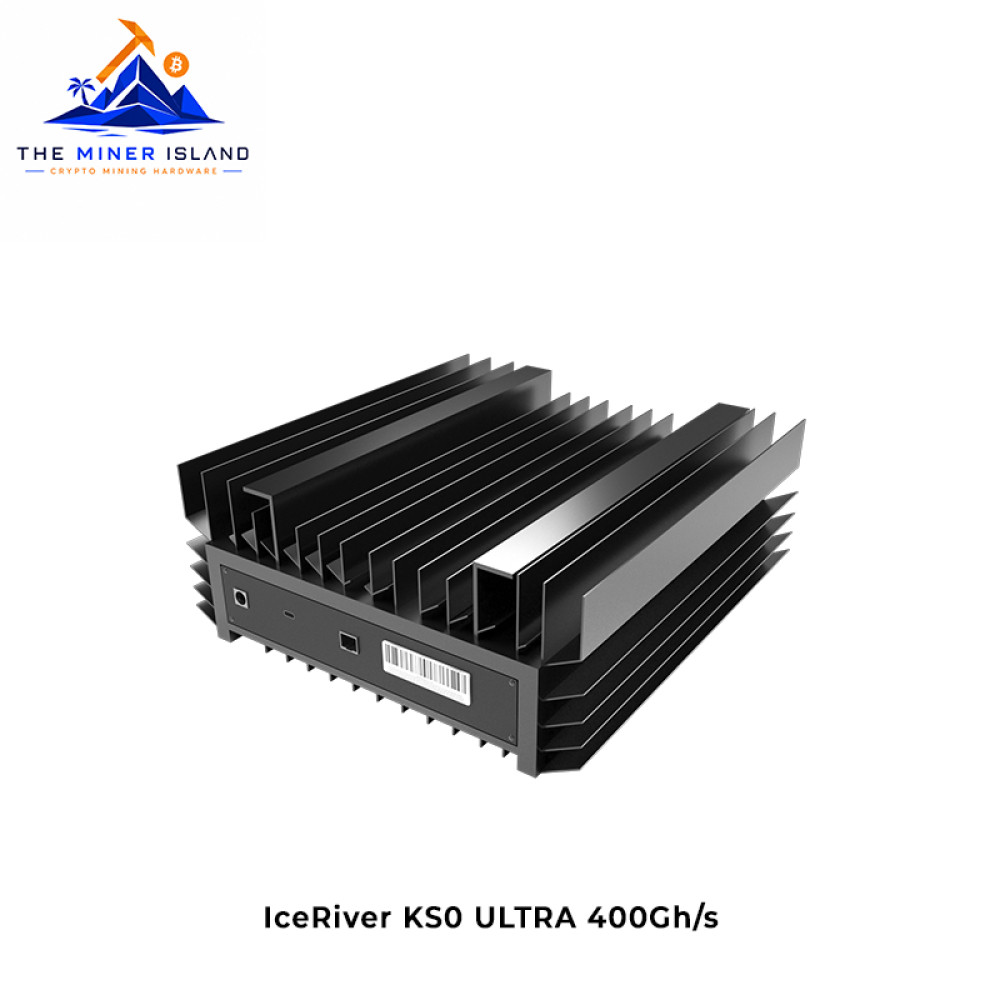 IceRiver KS0 ULTRA 400Gh/s Kaspa (KAS) ASIC Miner, kHeavyHash Algorithm