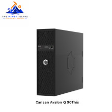 Canaan Avalon Q 90Th/s Bitcoin ASIC Miner, Air-Cooled SHA-256